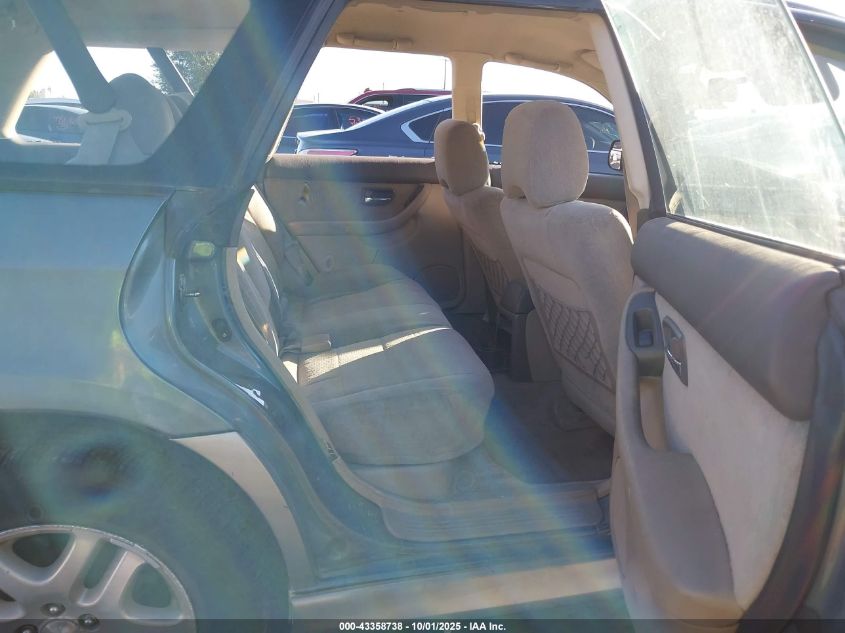 2001 Subaru Outback VIN: 4S3BH665417667296 Lot: 43358738