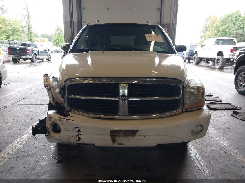 2005 Dodge Durango Slt VIN: 1D4HB48DX5F555461 Lot: 43358746