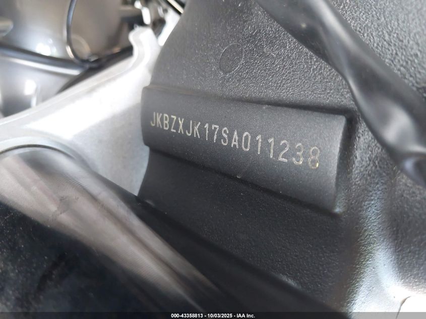 2025 Kawasaki Zx636 K VIN: JKBZXJK17SA011238 Lot: 43358813