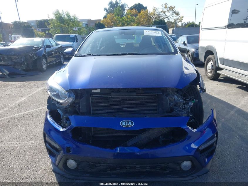 2021 Kia Forte Lxs VIN: 3KPF24AD0ME339318 Lot: 43358833