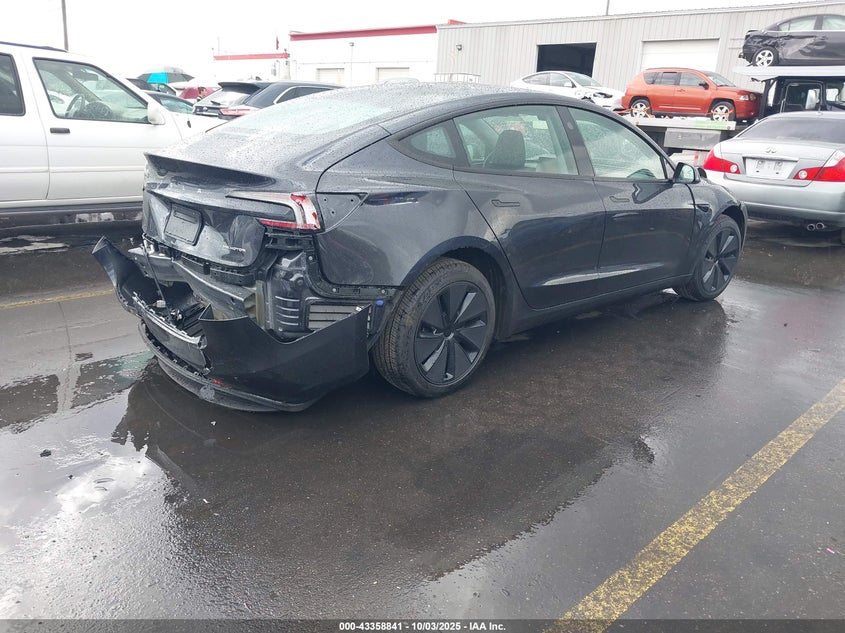 Vin: 5yj3e1eb8sf065830, lot: 43853562, tesla model 3 long range all-wheel drive 20254