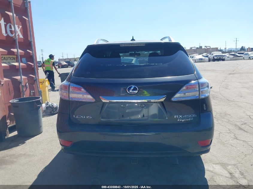 2010 Lexus Rx 450H VIN: JTJBC1BA6A2407626 Lot: 43358843