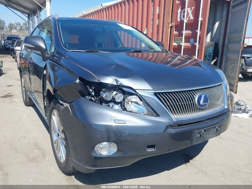 2010 Lexus Rx 450H VIN: JTJBC1BA6A2407626 Lot: 43358843