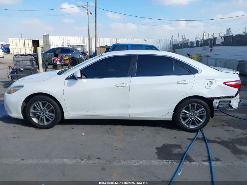 2015 Toyota Camry Se VIN: 4T1BF1FKXFU028424 Lot: 43358844