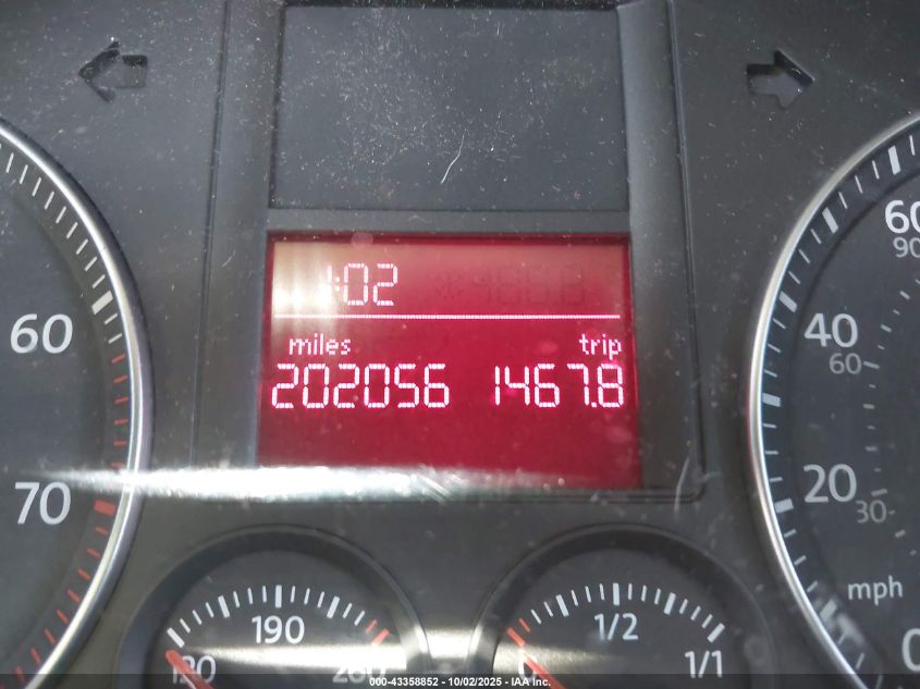 2009 Volkswagen Jetta Se VIN: 3VWRM71K99M084363 Lot: 43358852