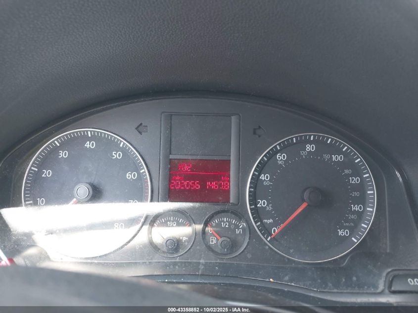 2009 Volkswagen Jetta Se VIN: 3VWRM71K99M084363 Lot: 43358852