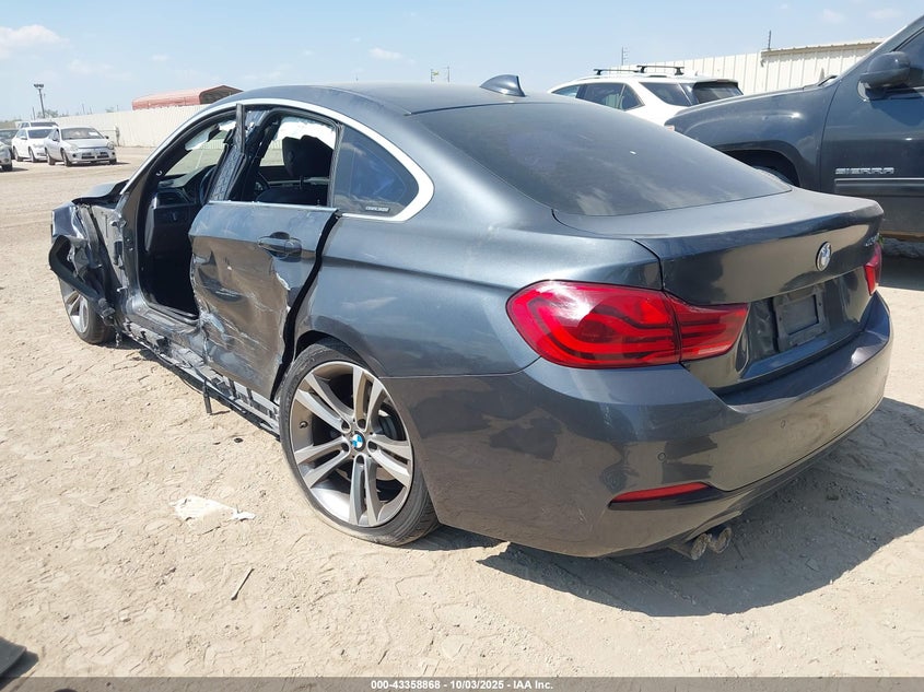 2018 BMW 430I GRAN COUPE WBA4J1C55JBM10324