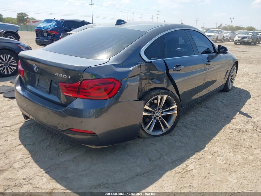 2018 BMW 430I GRAN COUPE WBA4J1C55JBM10324