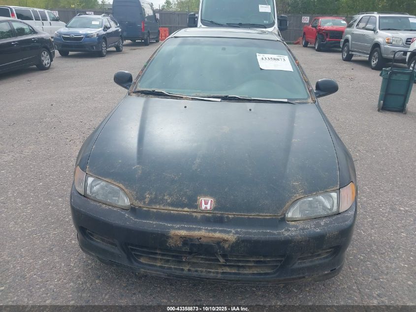 1994 Honda Civic Ex VIN: 2HGEJ113XRH529662 Lot: 43358873