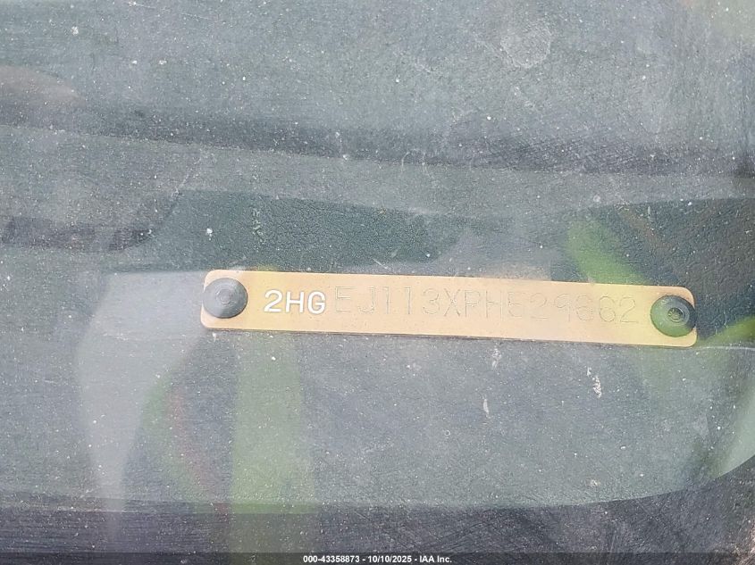 1994 Honda Civic Ex VIN: 2HGEJ113XRH529662 Lot: 43358873