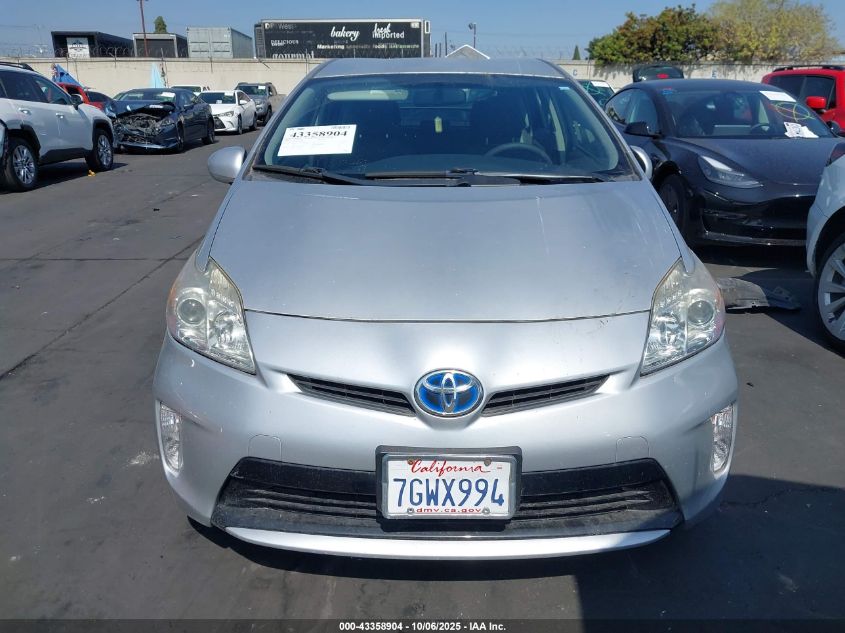 2014 Toyota Prius Three VIN: JTDKN3DU4E0387779 Lot: 43358904