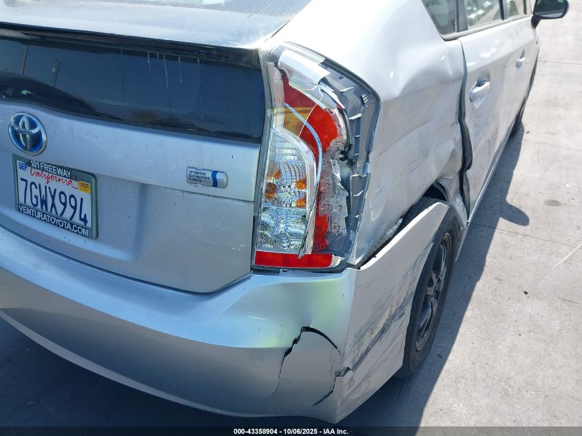 2014 Toyota Prius Three VIN: JTDKN3DU4E0387779 Lot: 43358904