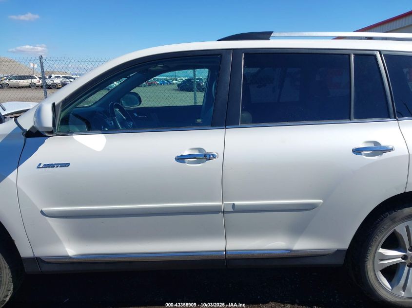 2013 Toyota Highlander Limited V6 VIN: 5TDDK3EH6DS263446 Lot: 43358909