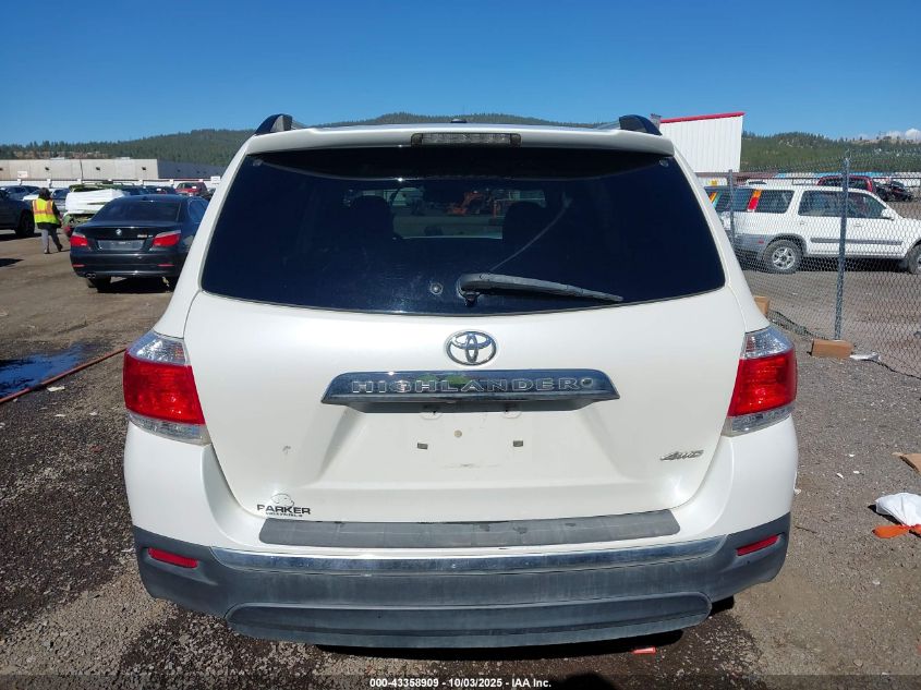 2013 Toyota Highlander Limited V6 VIN: 5TDDK3EH6DS263446 Lot: 43358909