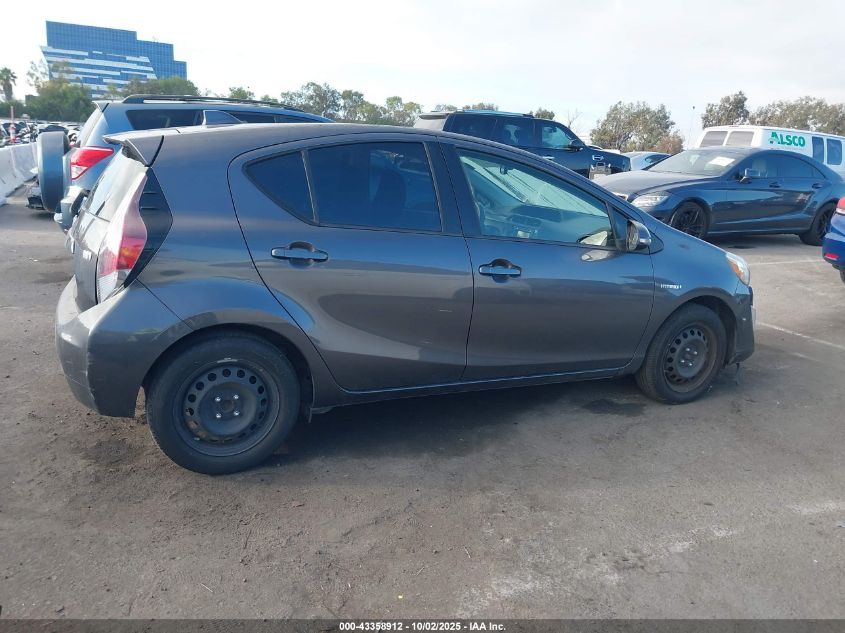 2016 Toyota Prius C Two VIN: JTDKDTB38G1121885 Lot: 43358912