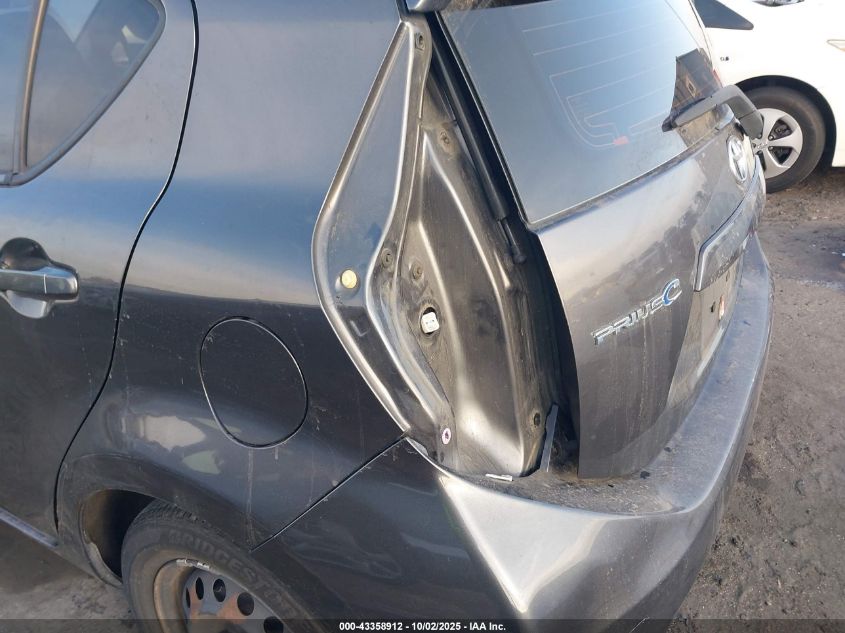 2016 Toyota Prius C Two VIN: JTDKDTB38G1121885 Lot: 43358912