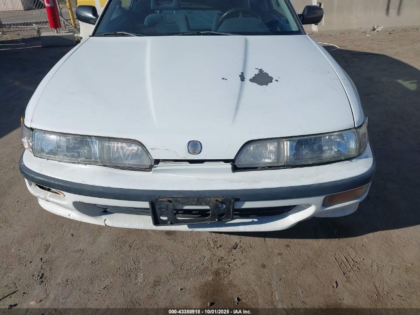 1992 Acura Integra Rs VIN: JH4DA9440NS017827 Lot: 43358918