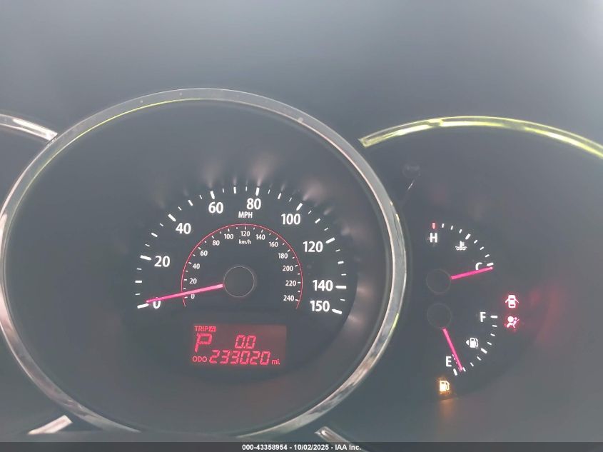 2011 Kia Sorento Lx VIN: 5XYKT3A16BG034529 Lot: 43358954