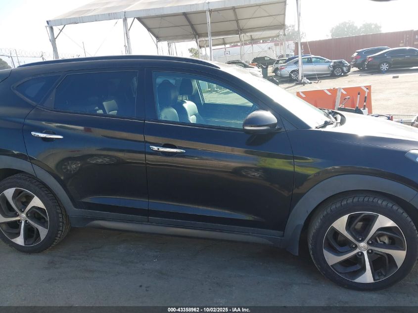 2016 Hyundai Tucson Limited VIN: KM8J33A27GU157035 Lot: 43358962