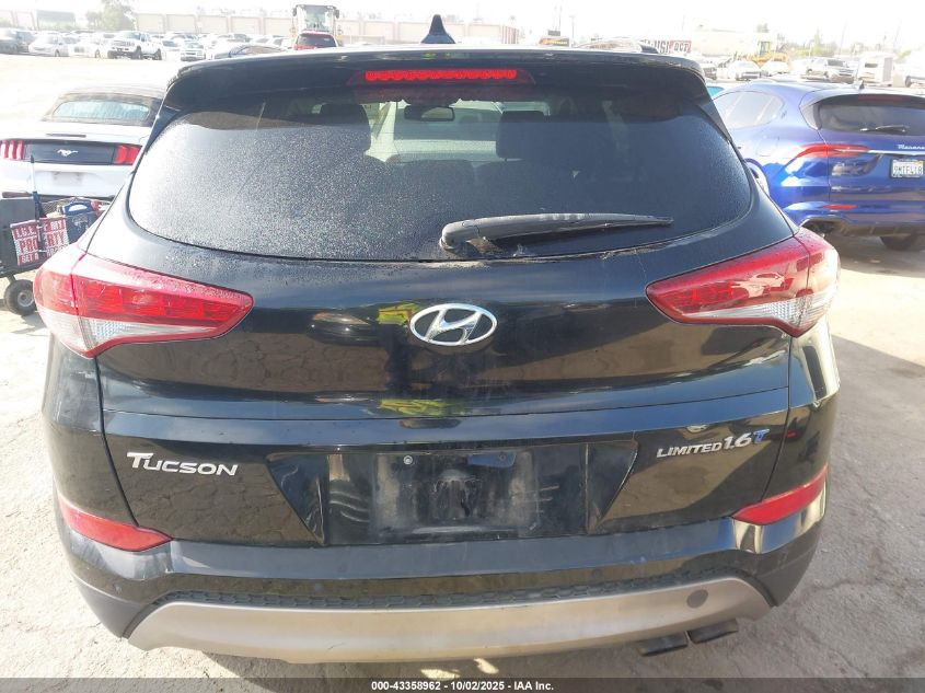 2016 Hyundai Tucson Limited VIN: KM8J33A27GU157035 Lot: 43358962