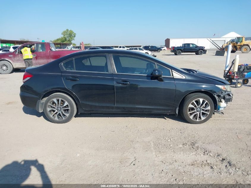 2013 Honda Civic Ex VIN: 19XFB2F84DE078632 Lot: 43358976