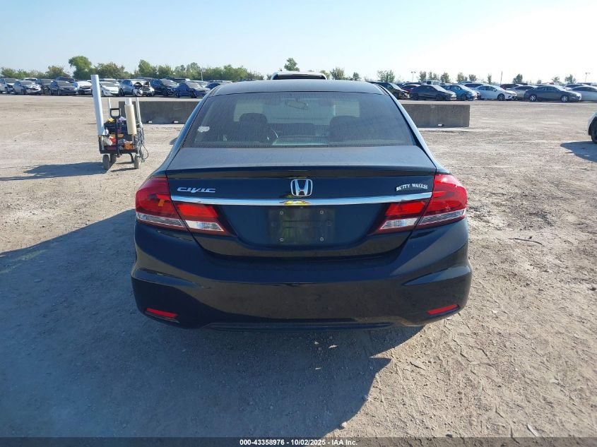 2013 Honda Civic Ex VIN: 19XFB2F84DE078632 Lot: 43358976