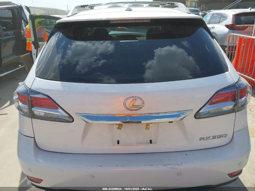 2013 Lexus Rx 350 VIN: 2T2ZK1BA9DC096151 Lot: 43359024