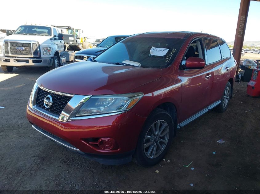 2014 Nissan Pathfinder S VIN: 5N1AR2MN2EC661753 Lot: 43359026