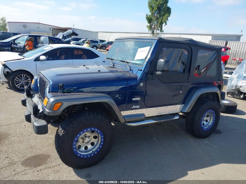 2004 Jeep Wrangler X VIN: 1J4FA39S74P724840 Lot: 43359029