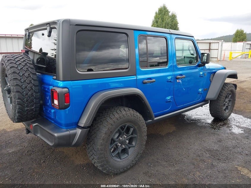 2024 JEEP WRANGLER 4-DOOR WILLYS 4X4 1C4PJXDN8RW106765