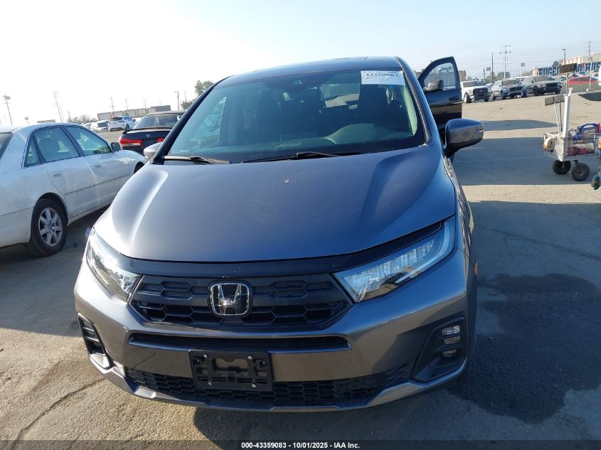 2025 Honda Odyssey Ex-L VIN: 5FNRL6H66SB076255 Lot: 43359083
