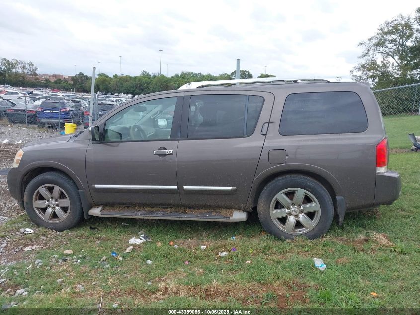 2014 Nissan Armada Platinum VIN: 5N1BA0ND4EN606134 Lot: 43359086
