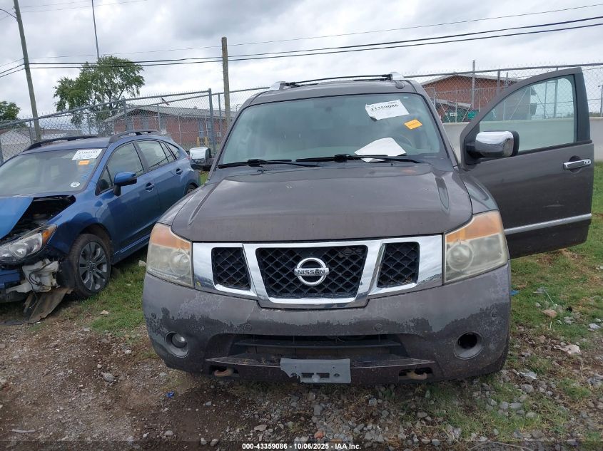 2014 Nissan Armada Platinum VIN: 5N1BA0ND4EN606134 Lot: 43359086
