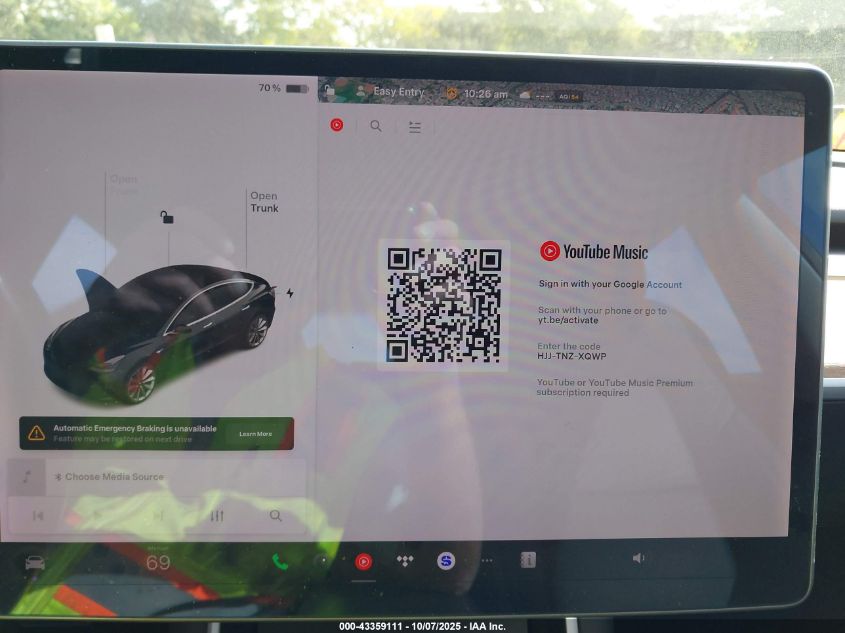 2019 Tesla Model 3 Long Range/Mid Range/Standard Range/Standard Range Plus VIN: 5YJ3E1EA1KF193379 Lot: 43359111