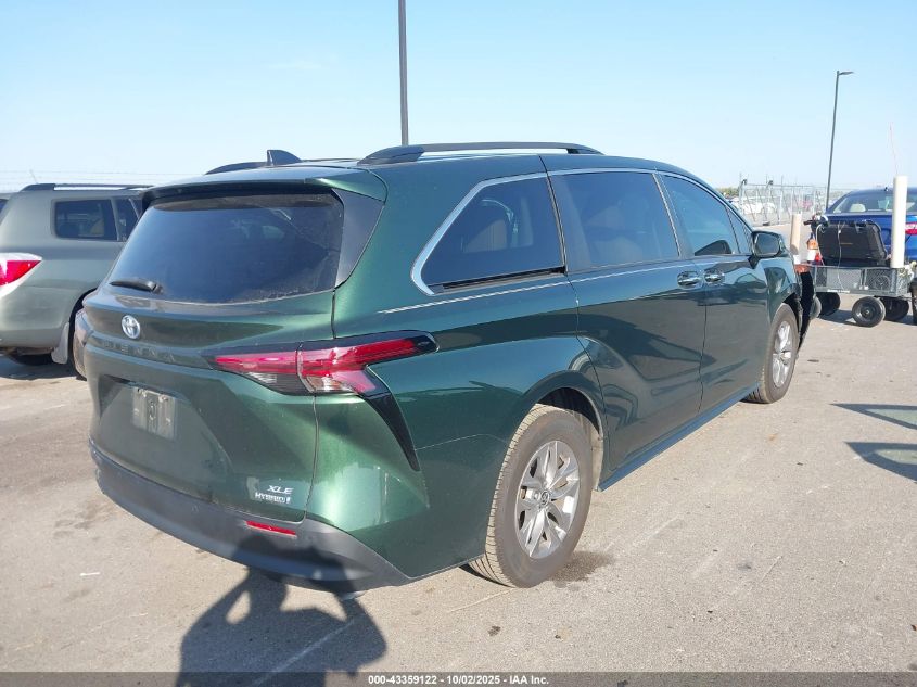 2021 Toyota Sienna Xle VIN: 5TDJRKEC0MS017439 Lot: 43359122
