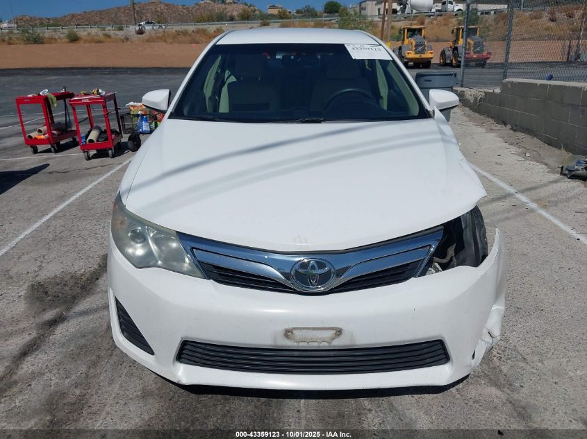 2012 Toyota Camry Le VIN: 4T1BF1FK3CU536729 Lot: 43359123