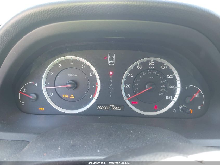 2009 Honda Accord 2.4 Lx VIN: 1HGCP26369A196735 Lot: 43359135