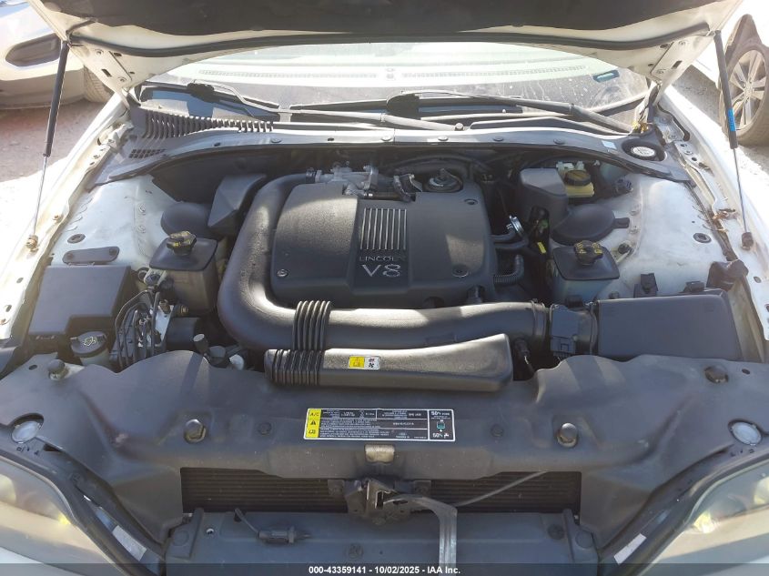 2002 Lincoln Ls V8 Auto VIN: 1LNHM87AX2Y638857 Lot: 43359141