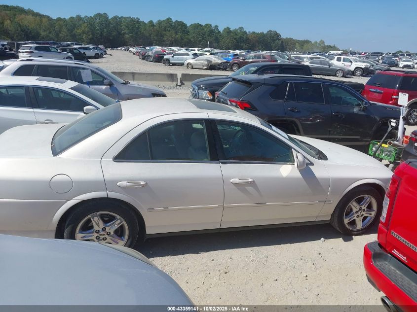 2002 Lincoln Ls V8 Auto VIN: 1LNHM87AX2Y638857 Lot: 43359141