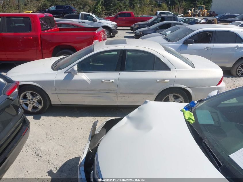 2002 Lincoln Ls V8 Auto VIN: 1LNHM87AX2Y638857 Lot: 43359141