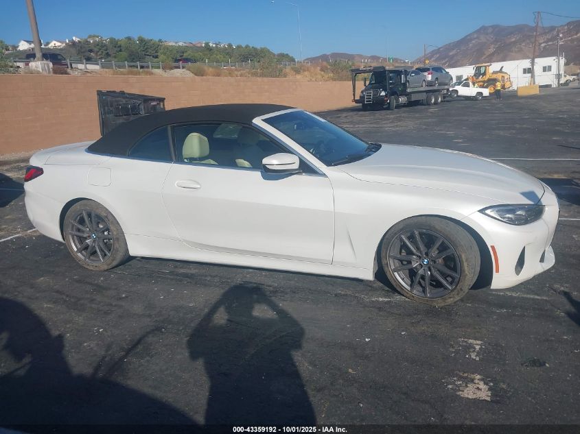 2022 BMW 430I - WBA23AT08NCJ12680