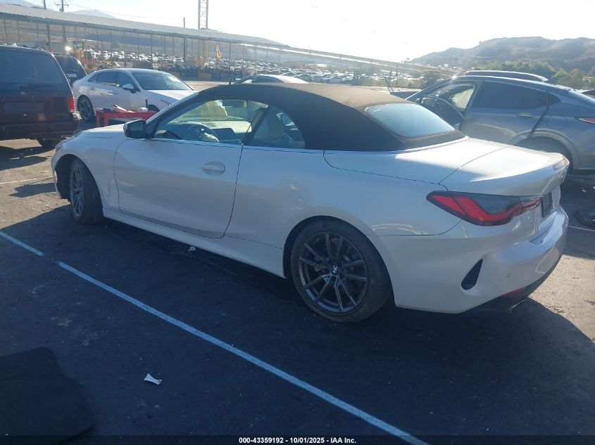 2022 BMW 430I - WBA23AT08NCJ12680