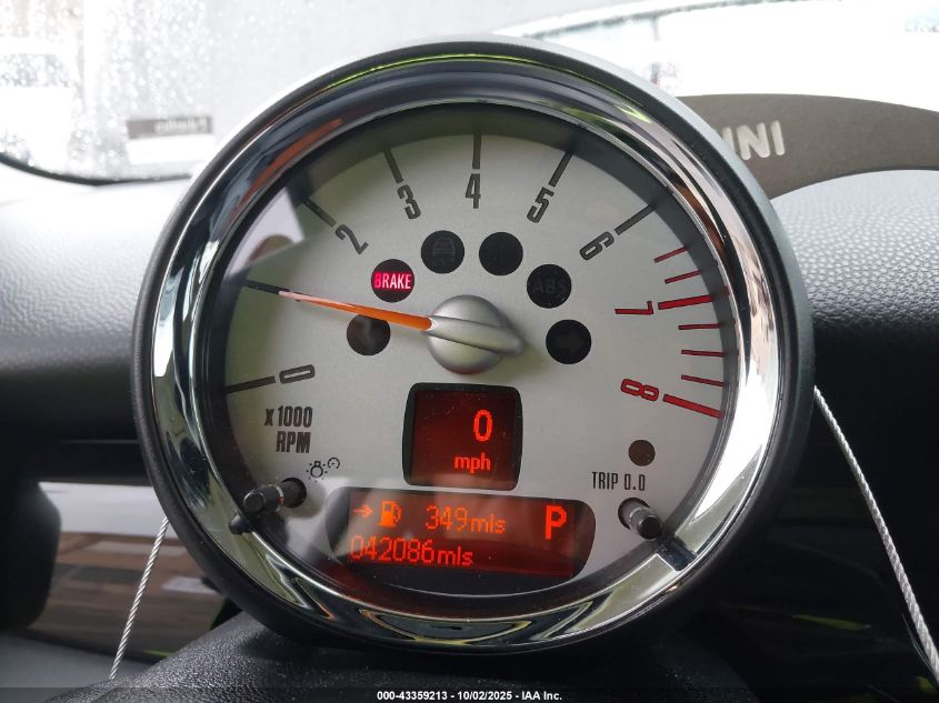 2012 Mini Cooper VIN: WMWSU3C5XCT262971 Lot: 43359213