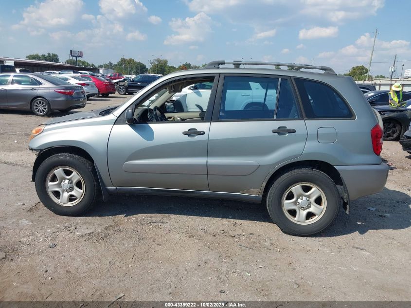 2004 Toyota Rav4 VIN: JTEGD20V540001611 Lot: 43359222