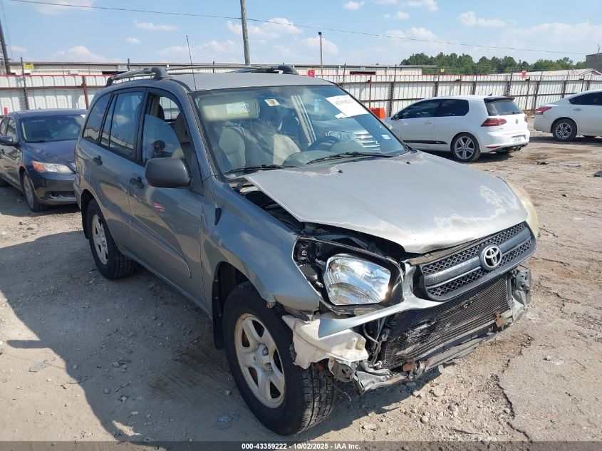 2004 Toyota Rav4 VIN: JTEGD20V540001611 Lot: 43359222