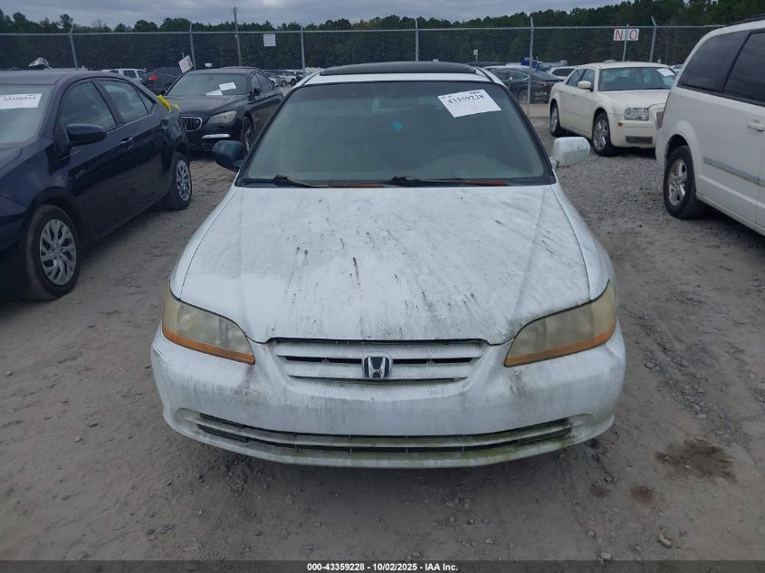 2002 Honda Accord 3.0 Ex VIN: 1HGCG16592A040755 Lot: 43359228