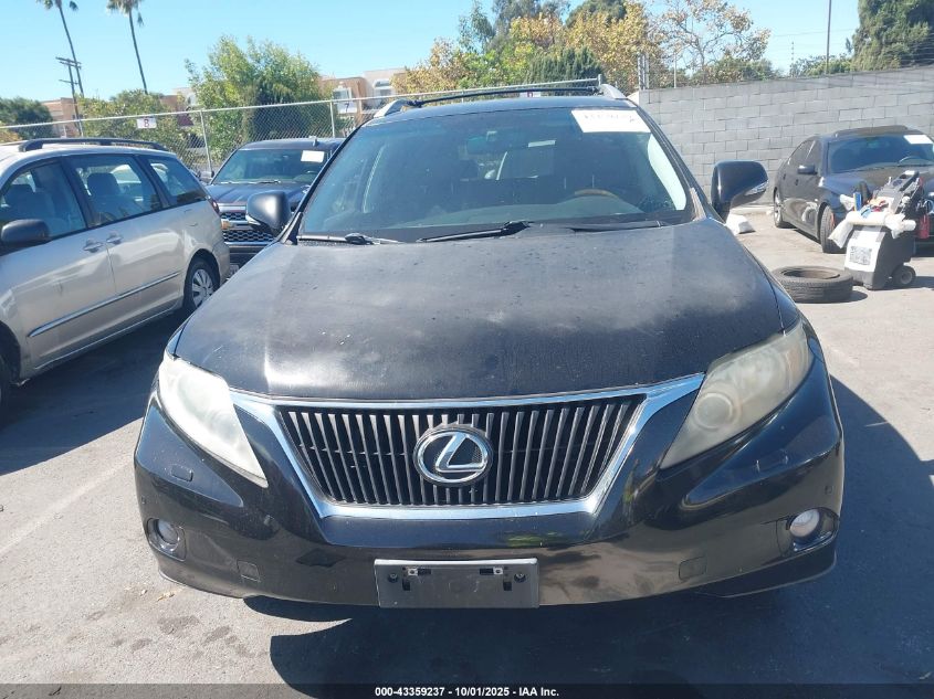2010 Lexus Rx 350 VIN: JTJZK1BAXA2407615 Lot: 43359237