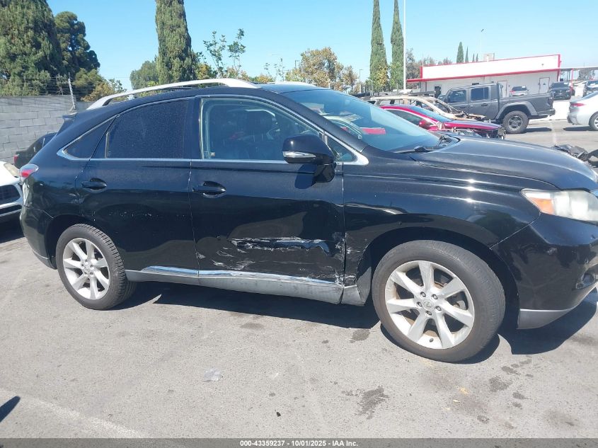2010 Lexus Rx 350 VIN: JTJZK1BAXA2407615 Lot: 43359237