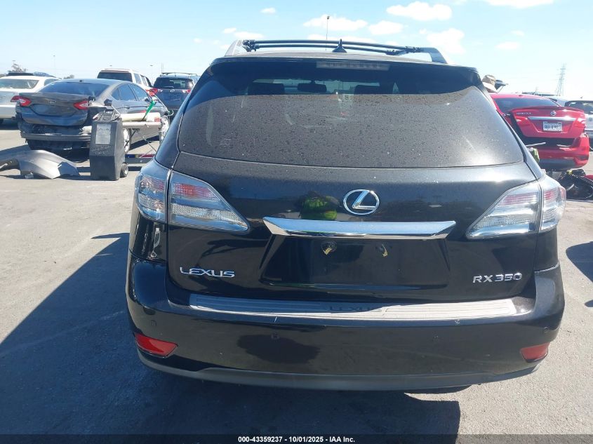 2010 Lexus Rx 350 VIN: JTJZK1BAXA2407615 Lot: 43359237