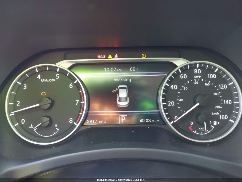 2025 Nissan Sentra Sv VIN: 3N1AB8CVXSY319308 Lot: 43359249